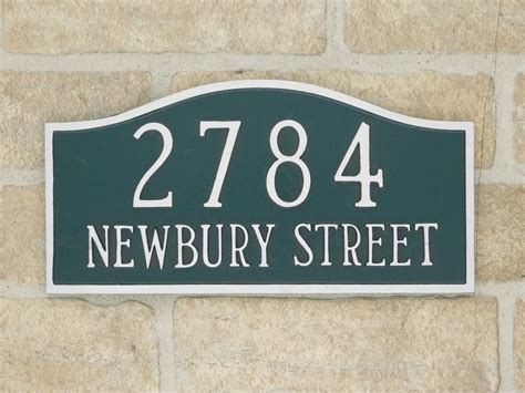 street address signs